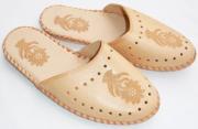 Home Leather Slippers for Women, size 6.5